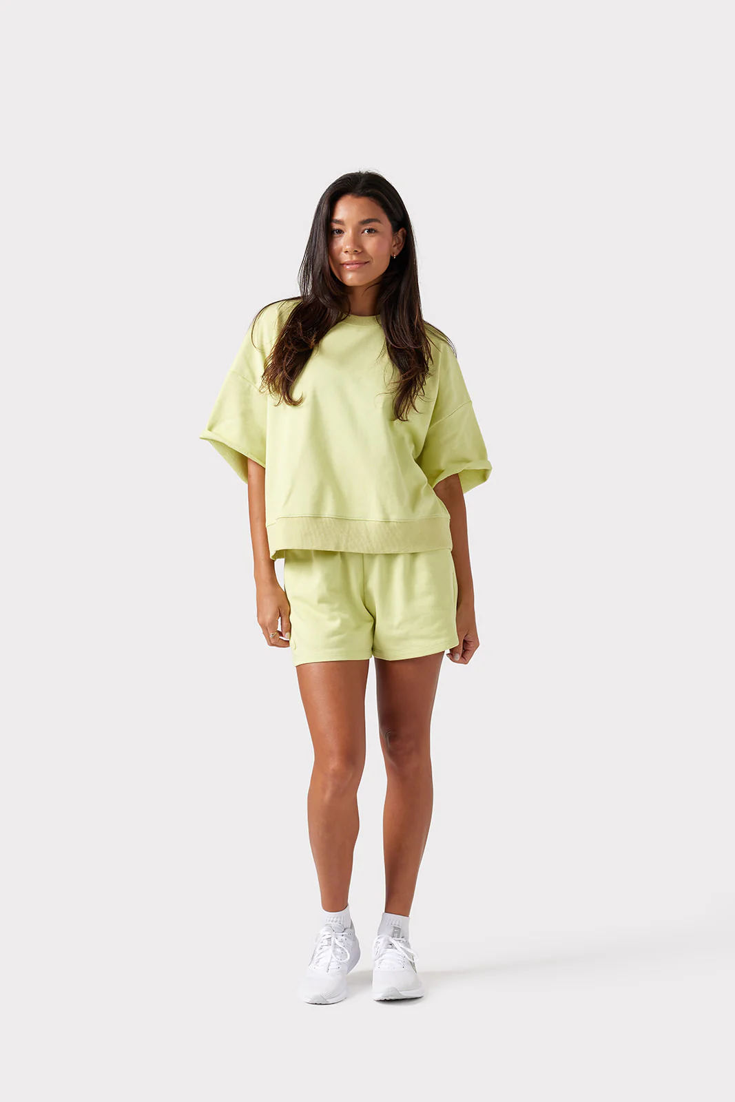 EVERYDAY CROPPED CREW CITRON - Image 3