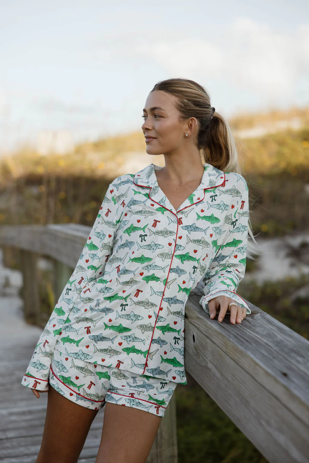 RELAXED SLEEP SHORT - SHARKMAS - Image 2