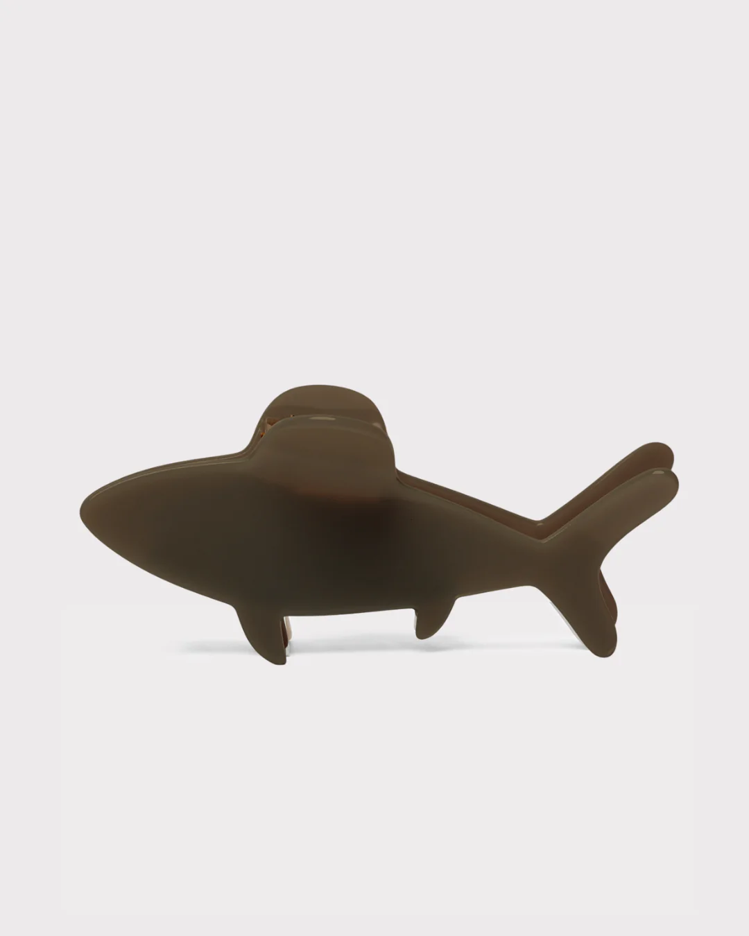 SHARK JAW CLIP CHOCOLATE